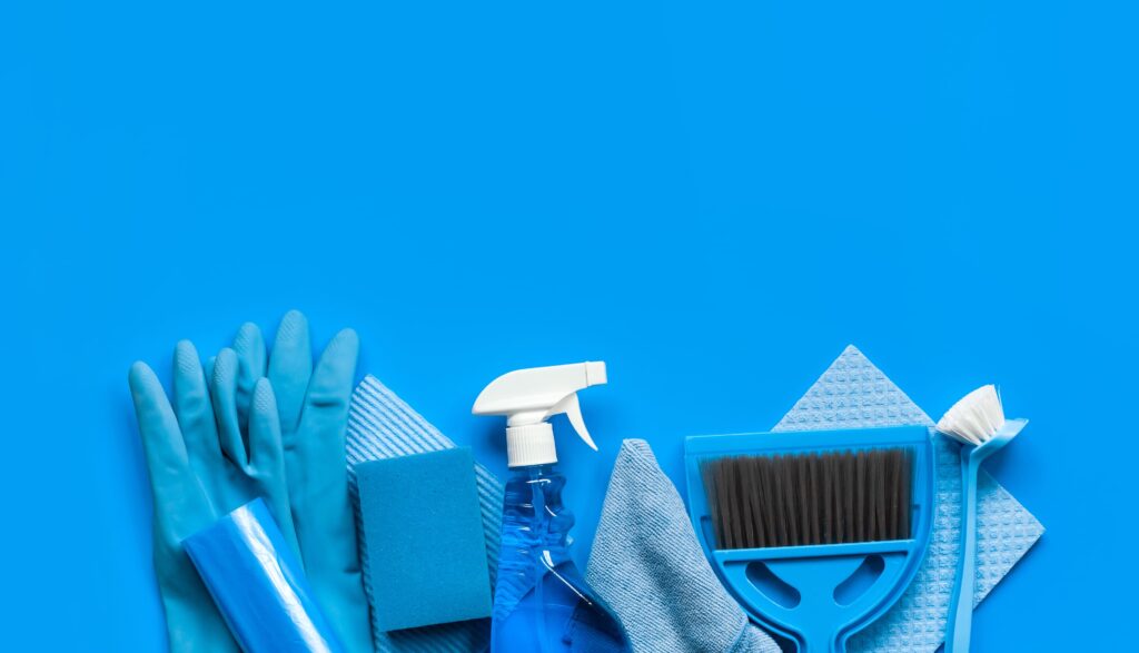 blue-set-spring-cleaning-house
